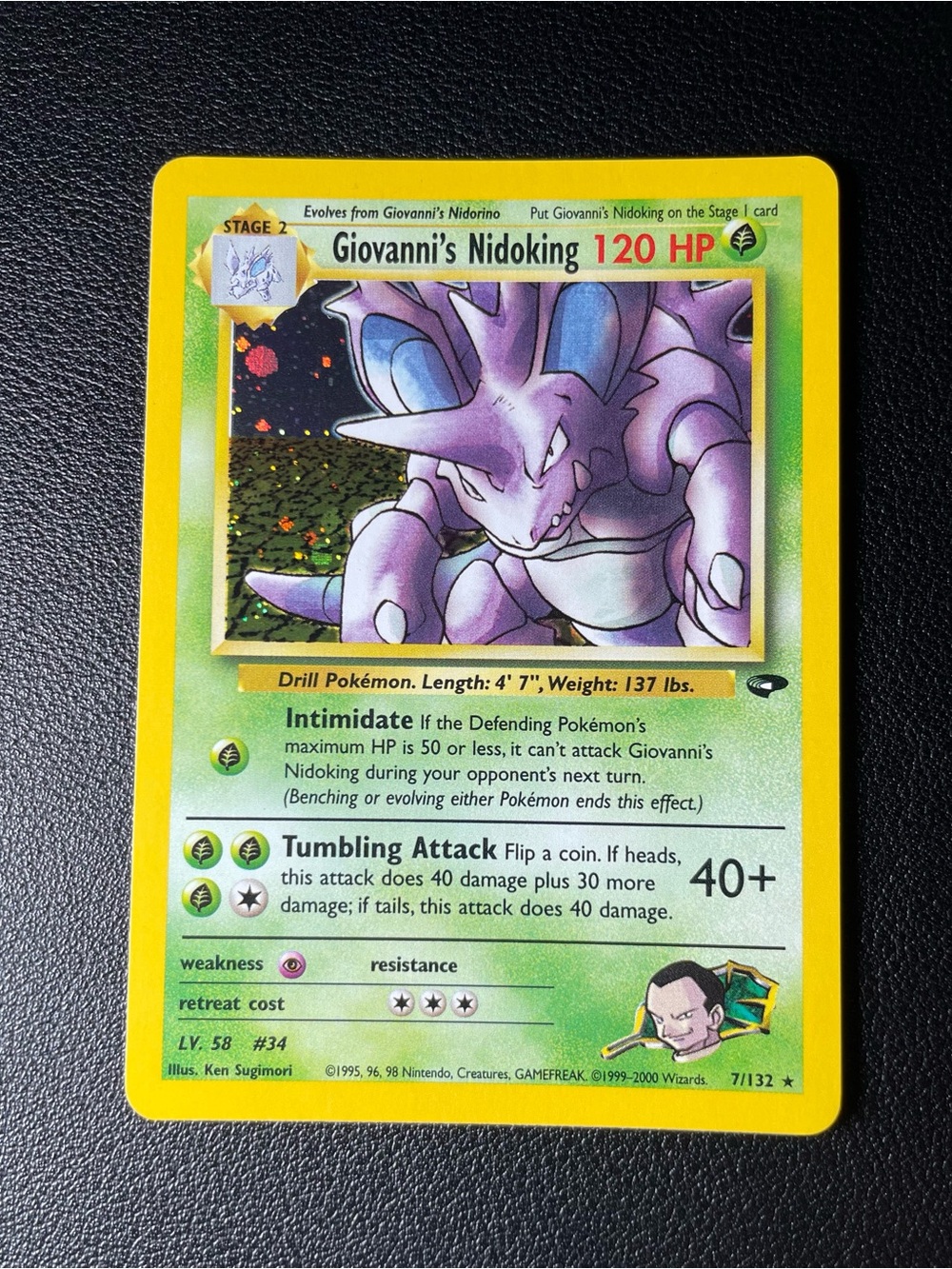 Giovanni's Nidoking #7/Pokemon Gym Challenge